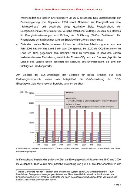 Energieeffizienz in Gebäuden und in Industrie und Gewerbe