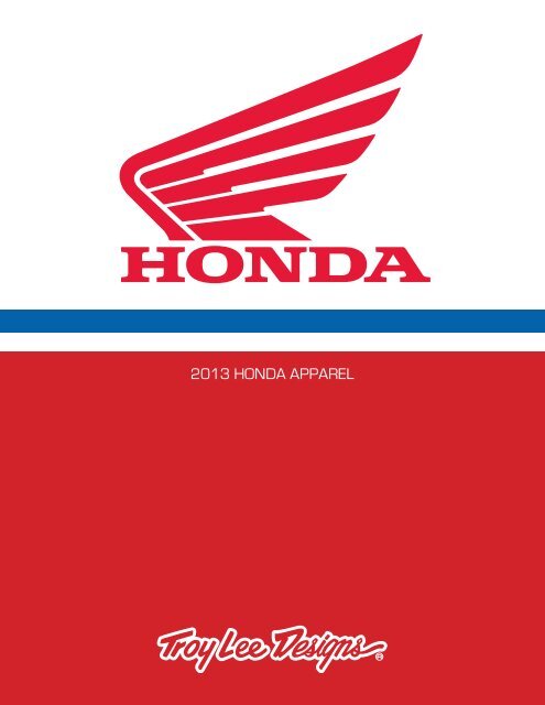 Honda Factory Racing Apparel - Troy Lee Designs