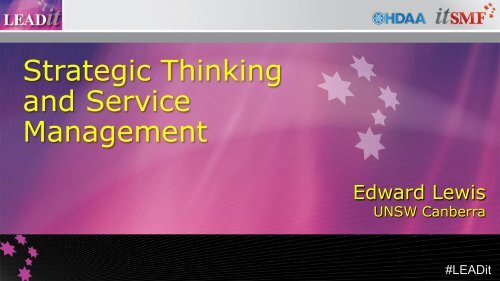 Strategic Thinking and Service Management