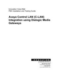 (C-LAN) Integration using Dialogic Media Gateways