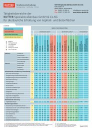 PDF-Download - KUTTER SpezialstraÃenbau GmbH & Co. KG