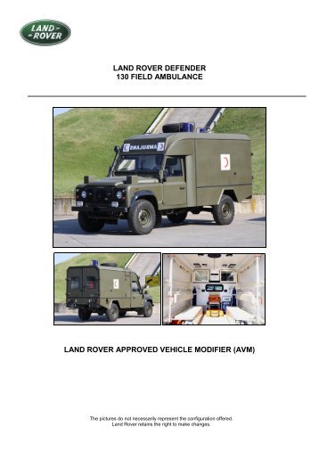 Land Rover Defender 130 Field Ambulance - Military Systems ...