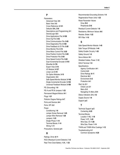 PowerFlex 750-Series AC Drives User Manual