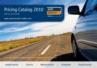 Pricing Catalog 2010 - AutoScout24 Media