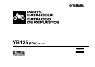 YB125(2D0V)MEXICO - Yamaha Motor de MÃƒÂ©xico