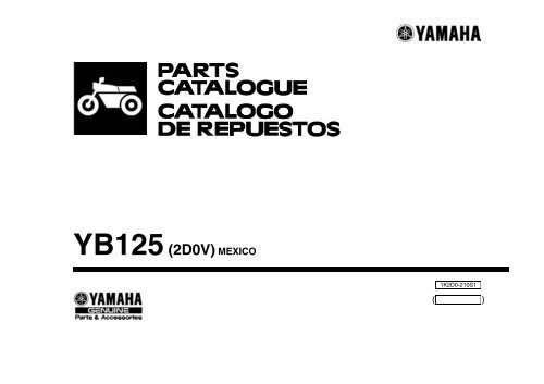 YB125(2D0V)MEXICO - Yamaha Motor de MÃƒÂ©xico