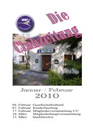 Veranstaltungen / Besonderheiten Februar - UV-FFB