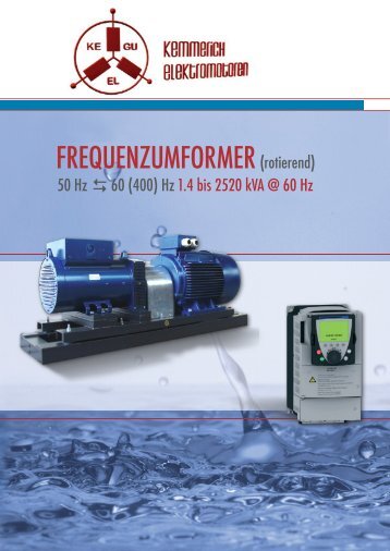 Produktflyer Frequenzumformer 50/60 Hz (PDF) - bei ...