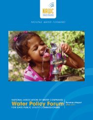 NAWC 2013 Water Policy Forum Report