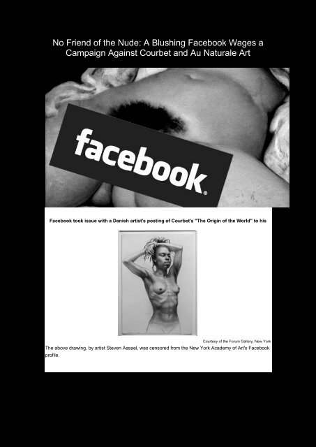 No Friend of the Nude: A Blushing Facebook Wages a ... - Boek 861