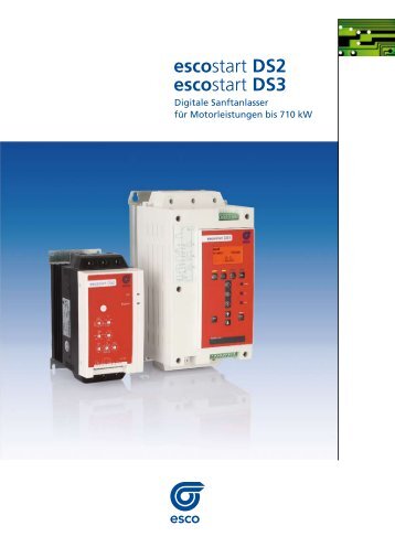 escostart DS2 escostart DS3 - esco Antriebstechnik