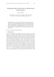 Whispering Gallery Mode Lasers in Erbium doped ... - HAL - INRIA