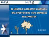 El mercado alternativo bursátil (MAB) - Dirección General de Política ...