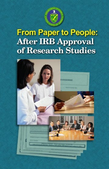 From Paper to People: After IRB Approval of Research Studies