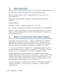 1. Introduction 2. Basic Constructs and Data Types - University of ...