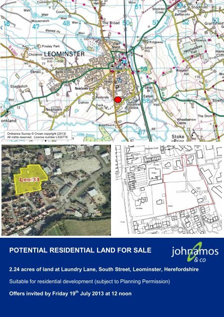 POTENTIAL RESIDENTIAL LAND FOR SALE - John Amos & Co