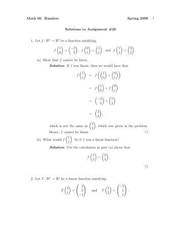 Math 212 Spring 2006 Exam #3 – Solution 1. Let f(x, y, z) be a ... Math 212 Spring 2006 Exam #3 – Solution 1. Let f(x, y, z) be a ...