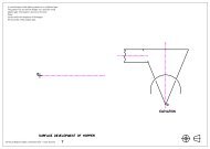 ELEVATION SURFACE DEVELOPMENT OF HOPPER O O 7