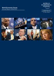 World Economic Forum Annual Report 2006/2007