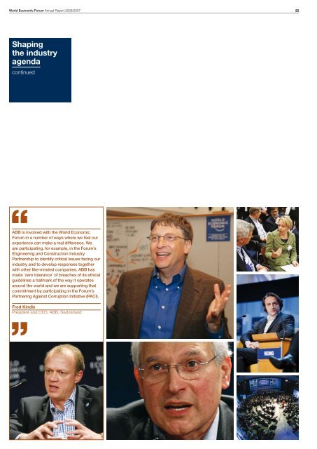 World Economic Forum Annual Report 2006/2007