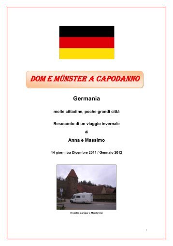 2011 Germania a Capodanno - Anna e Massimo - CamperOnLine.it