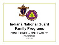 Indiana National Guard Indiana National Guard Family ... - Indiana 4-H