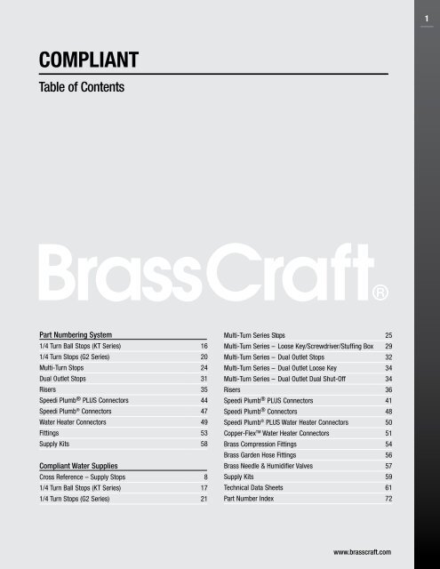 COMPLIANT - Brass Craft