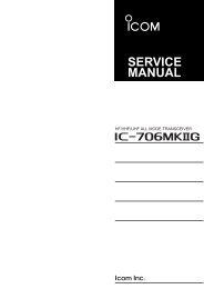 Icom IC-706 MK2G Service Manual - The Repeater Builder's ...