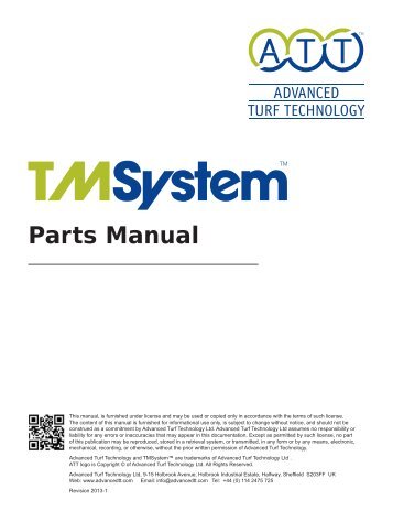 TMSystem Parts Manual 2013 - The Grass Group