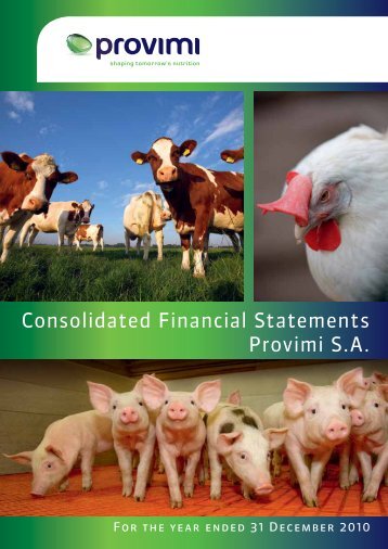 Consolidated Financial Statements Provimi S.A. - Permira