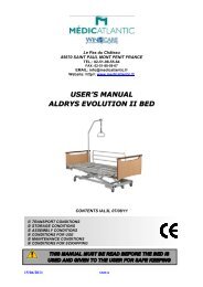 USER'S MANUAL ALDRYS EVOLUTION II BED - Winncare Group