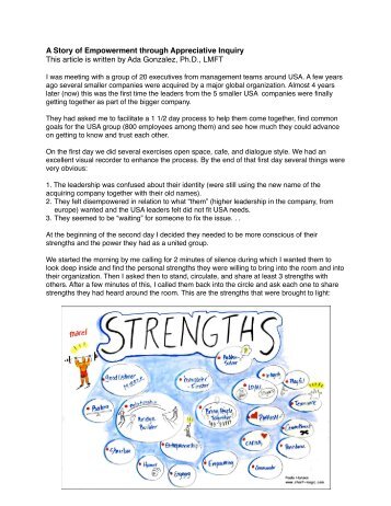 Empowerment through recognition of strengths - The Center for ...