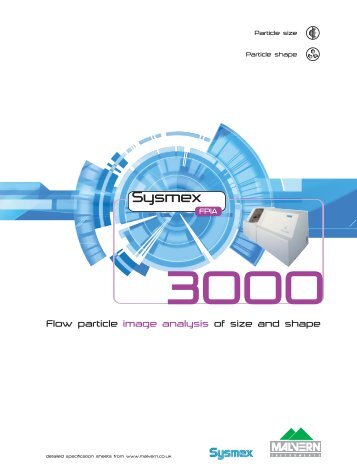 Brochure: Sysmex FPIA 3000 Flow Particle Image Analyzer ...