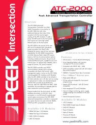 ATC-2000 Datasheet - Peek Traffic