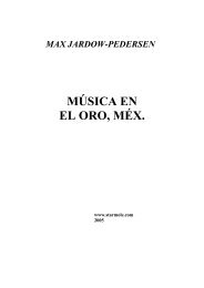 max jardow-pedersen música en el oro, méx. - Mayaland