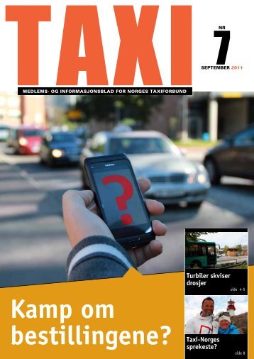 TAXI nr. 7/11 - Norges Taxiforbund