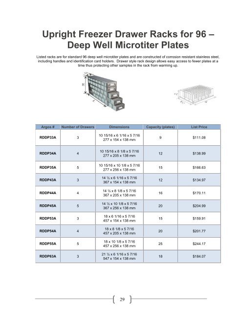 2012 Cryo Storage Guide - Argos Technologies