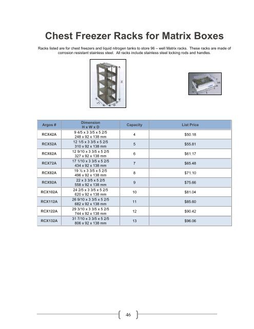 2012 Cryo Storage Guide - Argos Technologies