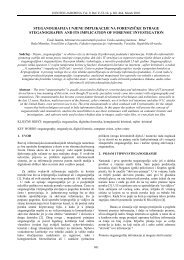 steganografija i njene implikacije na forenziÄke istrage ... - Infoteh