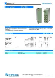 Product Info 8-way splitter WSP-128 - Technetix.pl