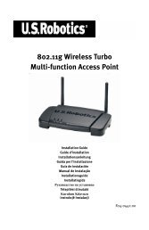 802.11g Wireless Turbo Multi-function Access Point - U.S. Robotics