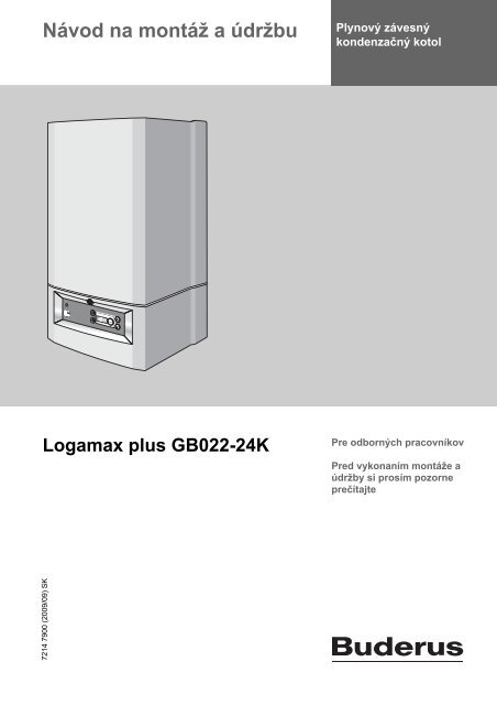 IM Logamax plus GB022-24(K) - sk - Buderus