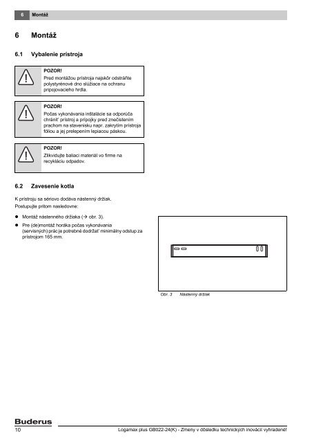 IM Logamax plus GB022-24(K) - sk - Buderus