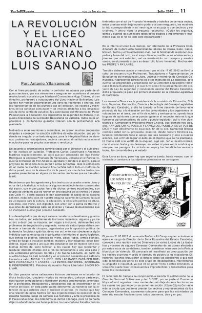 Para descargar el periÃ³dico haga click aquÃ­ - MinCI