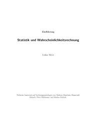 Skript Statistik und Wahrscheinlichkeitsrechnung