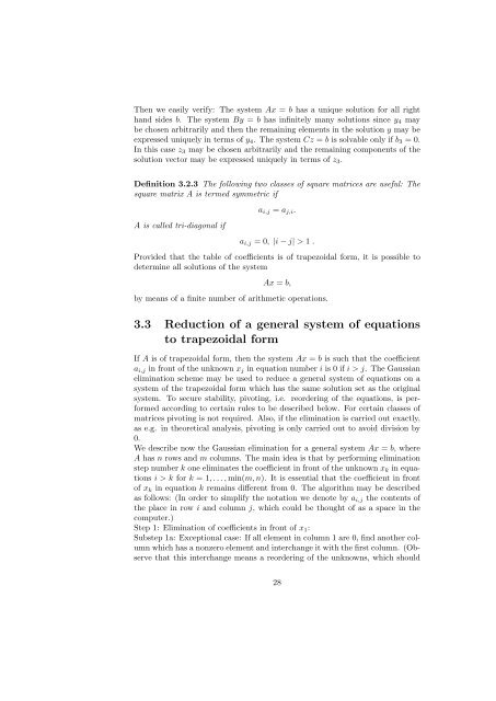 Lecture Notes Course Ã
MA 190 Numerical Mathematics, First ...