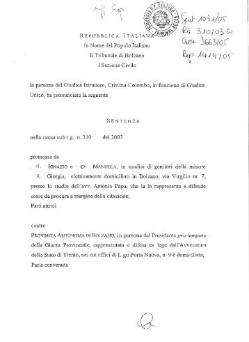 ' i rr;Ã­cffi,TÃ¨!, - Ordine degli Avvocati di Bolzano