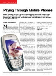 Paying Through Mobile Phones