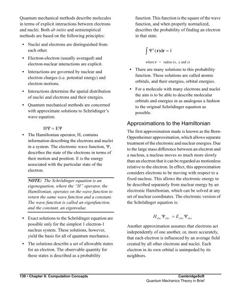 Chem3D 8.0 Manual - CambridgeSoft