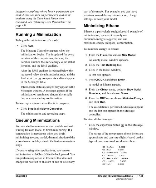 Chem3D 8.0 Manual - CambridgeSoft